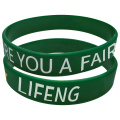 Promotional Gift Wrist Band Exquisite Green Silicone Bracelets Wristband Wristband